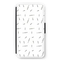 Hipster stripes: iPhone 11 Pro Max Flip Hoesje