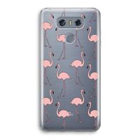 Anything Flamingoes: LG G6 Transparant Hoesje