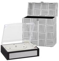 Crosley Electronics Fusion Turntable Combo In Zwart & Wit Crosley Electronics Fusion Turntable Combo In Zwart & Wit