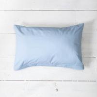 2 PACK: Sierkussenslopen Luxe Katoen Lichtblauw Effen 30x50 Cm Ademend Presence - Dekbed-Discounter.nl