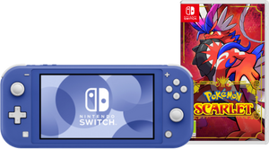 Nintendo Switch Lite Blauw + Pokémon Scarlet