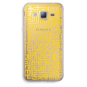 Majorelle Blue Print: Samsung Galaxy J3 (2016) Transparant Hoesje