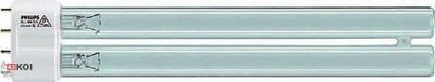 Philips UV-C PL-L 18W Lamp - 4-Pins Algenbestrijding voor Helder Vijverwater - Duurzaam & Betrouwbaar
