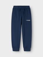 Name it winter sweat broek jongens - blauw - regular fit - NkmObie