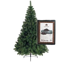 Bellatio Decorations kerstboom 150 cm met opbergzak - thumbnail