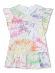 Givenchy Kids robe évasée à imprimé graphique - Blanc