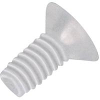 TOOLCRAFT 830421 Bolverzonken schroeven M4 30 mm Kruiskop Phillips DIN 966 Kunststof, Polyamide 10 stuk(s) - thumbnail