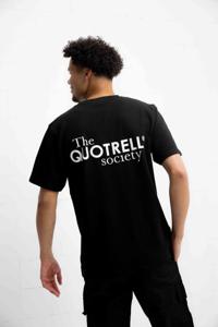 Quotrell Society Club T-shirt Heren Zwart/Wit - Maat XS - Kleur: Zwart | Soccerfanshop