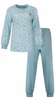 Tenderness dames pyjama Tricot lange mouw - Aqua blue