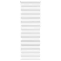 VidaXL Zebra rolgordijn 90x230 cm stofbreedte 85,9 cm polyester wit