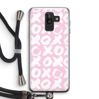 XOXO: Samsung Galaxy J8 (2018) Transparant Hoesje met koord