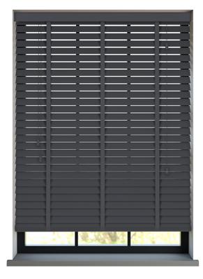 Sunwood PVC jaloezie met ladderband - antraciet