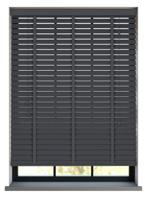 Sunwood PVC jaloezie met ladderband - antraciet