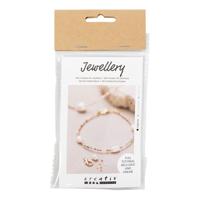 Creativ Company Mini hobbyset sieraden armband en ketting met sluiting