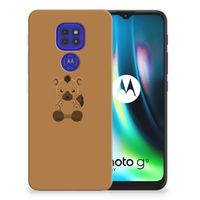 Motorola Moto G9 Play | E7 Plus Telefoonhoesje met Naam Baby Hyena