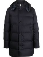 Woolrich parka à design matelassé - Bleu - thumbnail