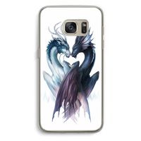 Yin Yang Dragons: Samsung Galaxy S7 Transparant Hoesje
