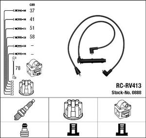 Bougiekabelset RCRV413