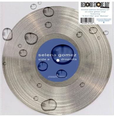 Selena Gomez - Droplets EP (Doorzichtig Glitter Vinyl) (Record Store Day 2026) 10" Vinyl Selena Gomez - Droplets EP (Doorzichtig Glitter Vinyl) (Record Store Day 2026) 10" Vinyl