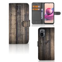Xiaomi Redmi Note 10S | 10 4G | Poco M5s | Book Style Case | Steigerhout | Portemonnee hoesje
