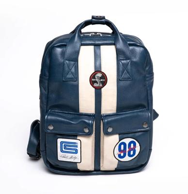 Carroll Shelby GT40 Rugtas Schaapsleer - Royal Blue