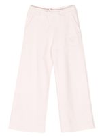 Emporio Armani Kids pantalon de jogging à logo appliqué - Rose