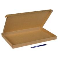Brievenbusdoosjes 346 x 255 x 28 mm (a4+ formaat) bruin | 50 stuks