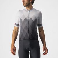 Castelli A Tutta korte mouw fietsshirt zilvergrijs heren XL