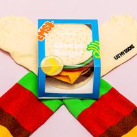 Cheeseburger sokken