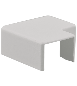Vlakhaakstuk kabelgoot wit 15x10mm RAL 9010 Canalit 915936 (per zakje)