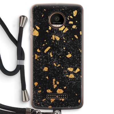 Terrazzo N°7: Motorola Moto Z Force Transparant Hoesje met koord