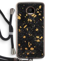 Terrazzo N°7: Motorola Moto Z Force Transparant Hoesje met koord