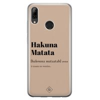 Huawei P Smart 2019 siliconen hoesje - Hakuna matata