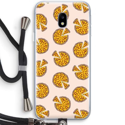 You Had Me At Pizza: Samsung Galaxy J3 (2017) Transparant Hoesje met koord