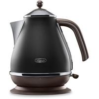 Waterkoker - DELONGHI - KBOV2001.BK - 2000 W - 1,7 L - Matzwart / Chocolade