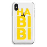 Habibi Blue: iPhone XS Transparant Hoesje - thumbnail