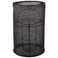 Gusta lantaarn katoen zwart 46 cm | 2 stuks