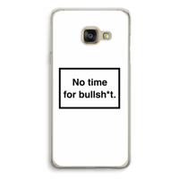 No time: Samsung Galaxy A3 (2016) Transparant Hoesje