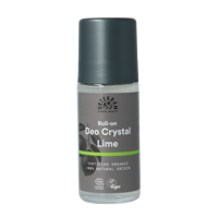 Urtekram Deodorant crystal roll on limoen 50 Milliliter