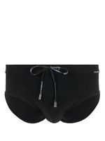 Dolce & Gabbana short de bain à patch logo - Noir - thumbnail