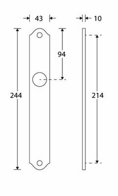 Langschild Athene MGN VB63