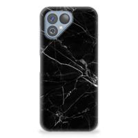 Fairphone 5 | TPU | Siliconen hoesje | Marmer Zwart - Origineel Cadeau Vader