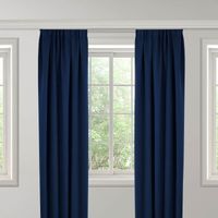 Gordijnen Verduisterend & Isolerend - Haken of Ringen maat: 250 x 150 cm - materiaal: Polyether - Dekbed-Discounter.nl