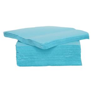 Servetten Luxe kwaliteit - turquoise blauw - 80x - 38 x 38 cm - Tafel decoratie - Papier