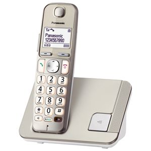 Panasonic KX-TGE210 DECT-telefoon Nummerherkenning Champagne