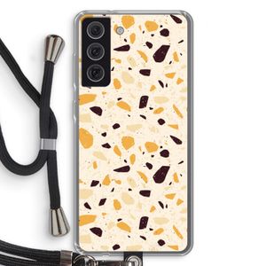 Terrazzo N°13: Samsung Galaxy S21 FE Transparant Hoesje met koord