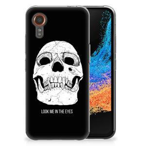 Silicone Back Case Samsung Galaxy Xcover 7 Skull Eyes