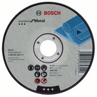 Bosch Accessoires Doorslijpschijf recht Standard for Metal A 30 S BF, 115 mm, 22,23 mm, 2,5 mm 1 stuks - 2608603164