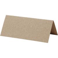 Creativ Company Naamkaarten, afm 9x4 cm, 220 gr, naturel, 20 stuk/ 1 doos