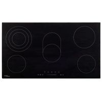 Keramische kookplaat 5 kookzones aanraakbediening 8500 W 77 cm - thumbnail